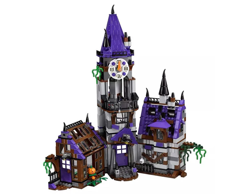 Оригинальные Бела 10432 совместима с Scooby Doo фигурки Тайна Особняк 75904 здания кирпичи