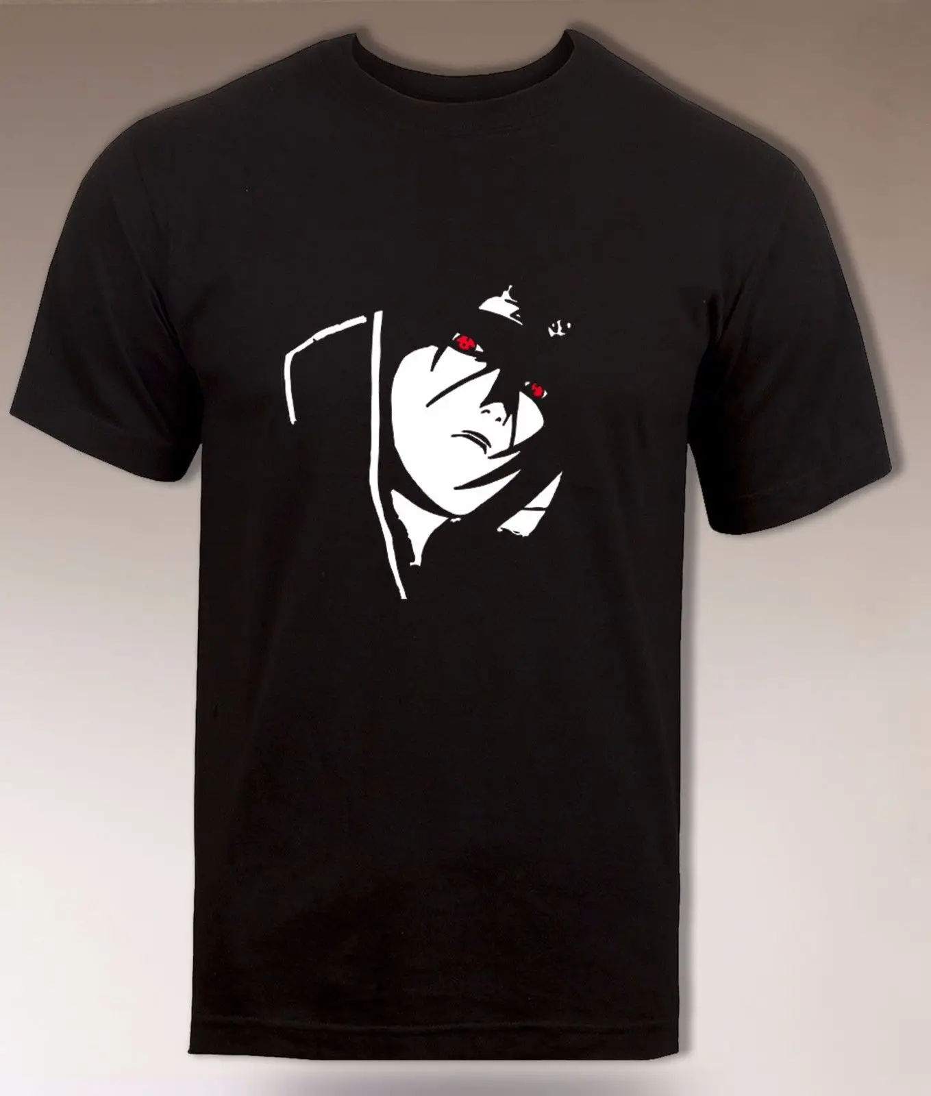 Футболка Itachi Uchiha футболка Sasuke Madara Sharingan Akatsuki с аниме Наруто и мангой бесплатная