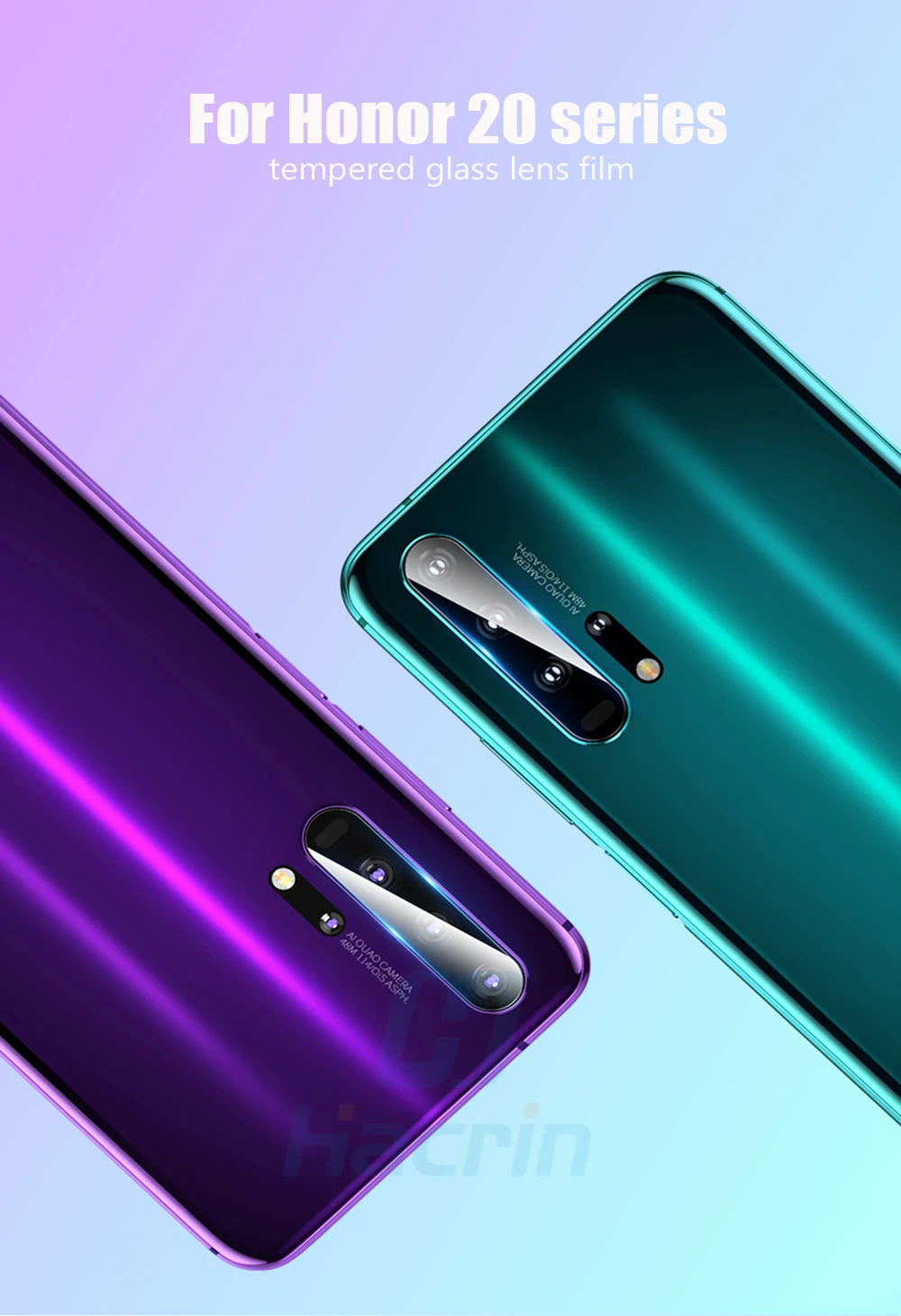 Hacrin объектив пленка для huawei Honor 20 закаленное стекло против царапин объектив камеры пленка для Honor 20 Pro защита экрана стеклянная пленка