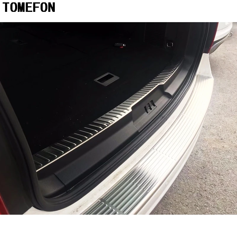 TOMEFON для Ford Expedition 2018 2019 задняя крышка из нержавеющей стали багажника бампера Pedel
