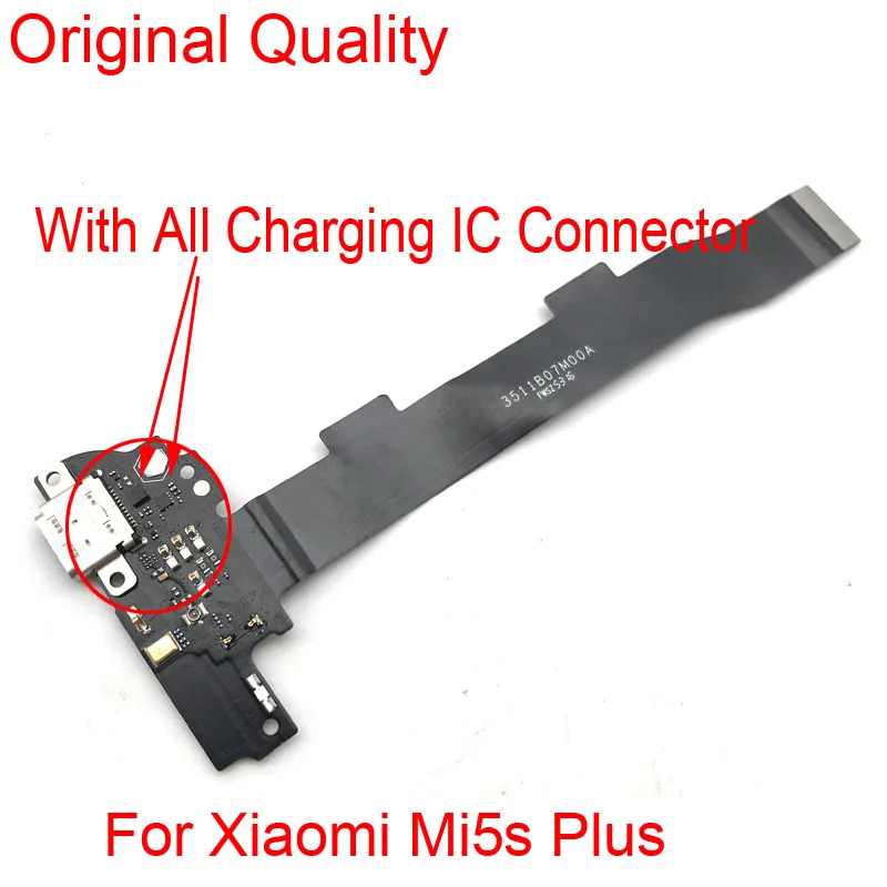 Новинка для Xiaomi Mi 5S PLUS USB зарядный порт Micro Dock Connector гибкий кабель платы запасные
