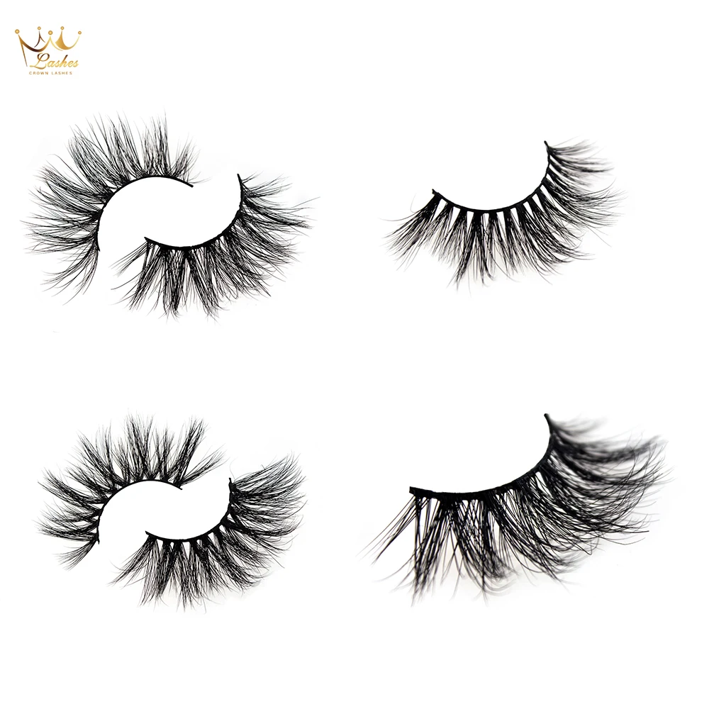 Корона ресницы оптом 3D норковые полоски на заказ упаковка без жестокости 25 мм