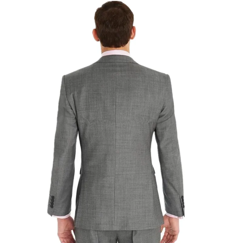 Классические костюмы темно серого цвета модные мужские смокинги для жениха