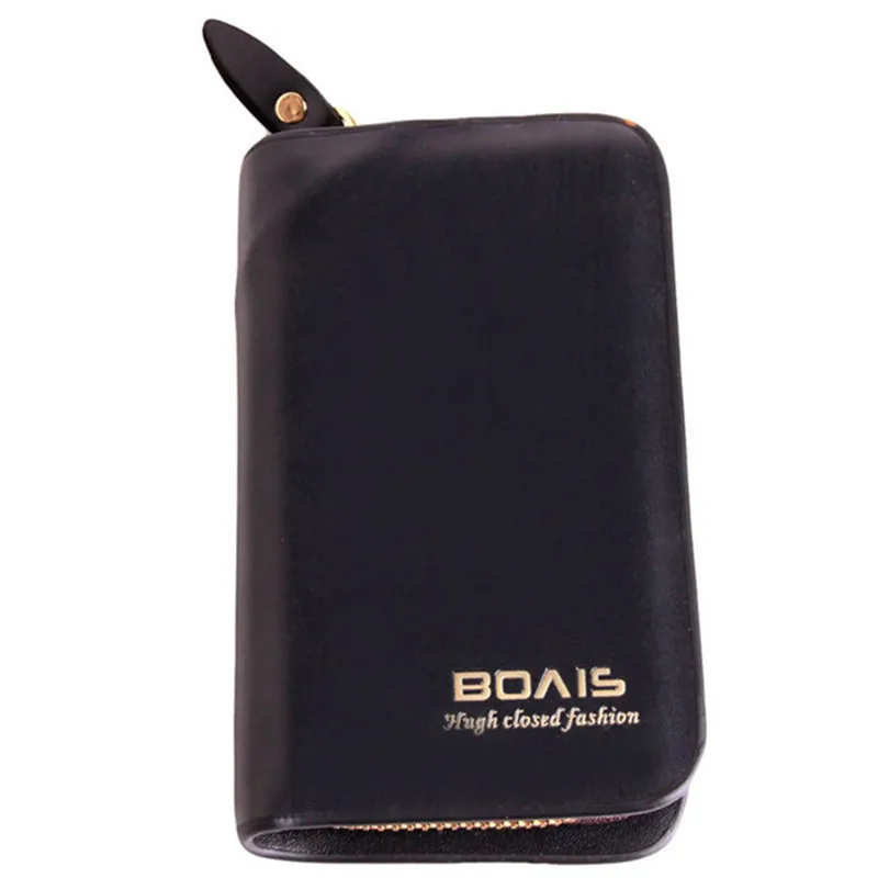 Кожаный держатель для ключей мужчин и женщин Многофункциональный модный кошелек