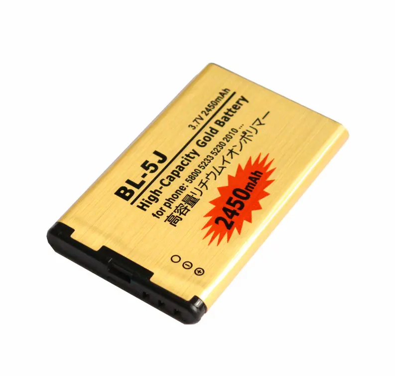 Зарядное устройство для Nokia 2450 5800 5233/c 5230 N900 2010 C3 5800xm 5800ixm 5802xm и т. Д.|battery gold|nokia 5233
