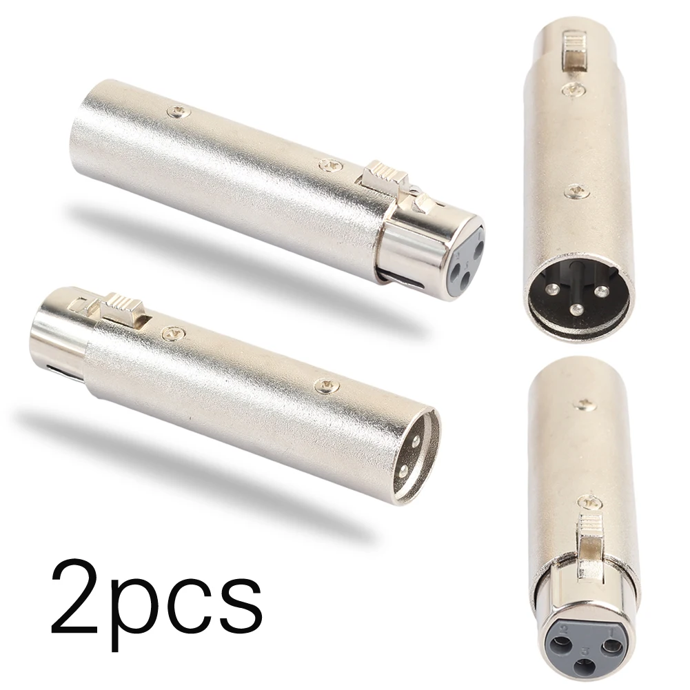 2 шт. XLR 3Pin адаптер Папа-мама фазовый разворотный разъем кабель для микрофона