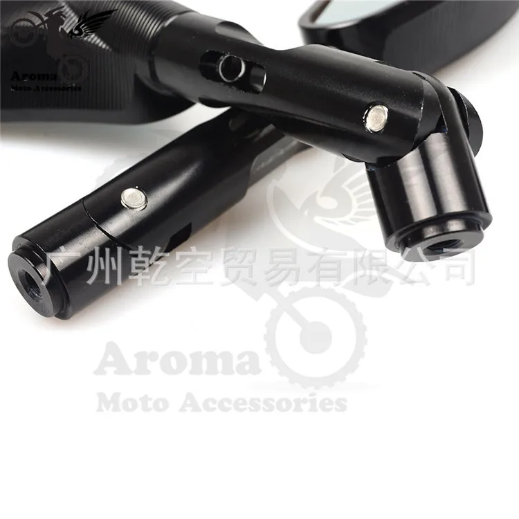 

6 colors available decal colorful moto rear view mirrors part motorbike rearview mirror unviersal CNC motorcycle side mirror