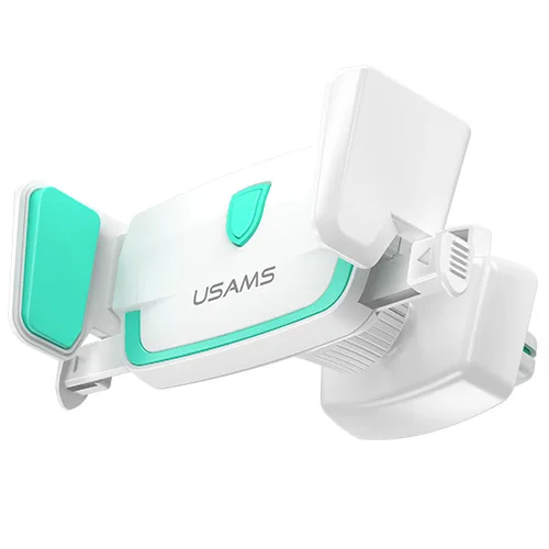 elasticity white Автомобильный держатель для телефона USAMS, вращение на 360 градусов, держатель для мобильного телефона, подставка в машину для iphone Xiaomi 9 samsung s10 - Цвет: elasticity white