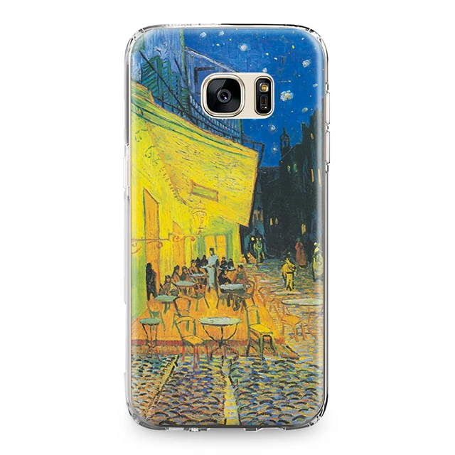 7090 Для samsung Galaxy S5 S6 S7 Edge S8 S9 S10 Plus S10e Note 4 5 8 9 Силиконовый чехол из ТПУ с изображением Ван Гога и цветов - Цвет: 7090