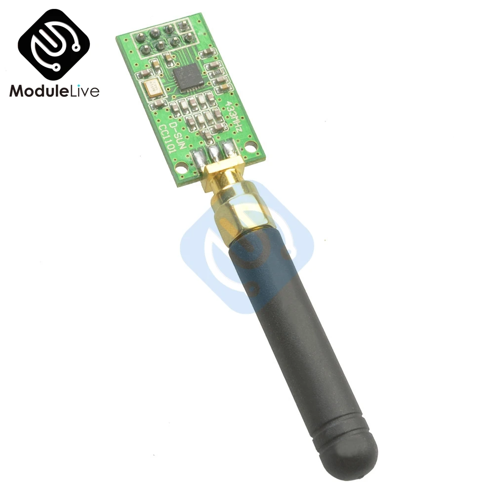 CC1101 беспроводной RF приемопередатчик плата 315 МГц 433 868 915 SMA антенна модуль 30mA GFSK MSK