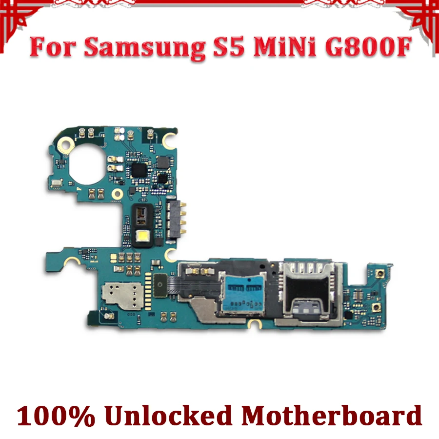 TDHHX используется разблокирована для Samsung Galaxy S5 Mini G800F Материнская плата