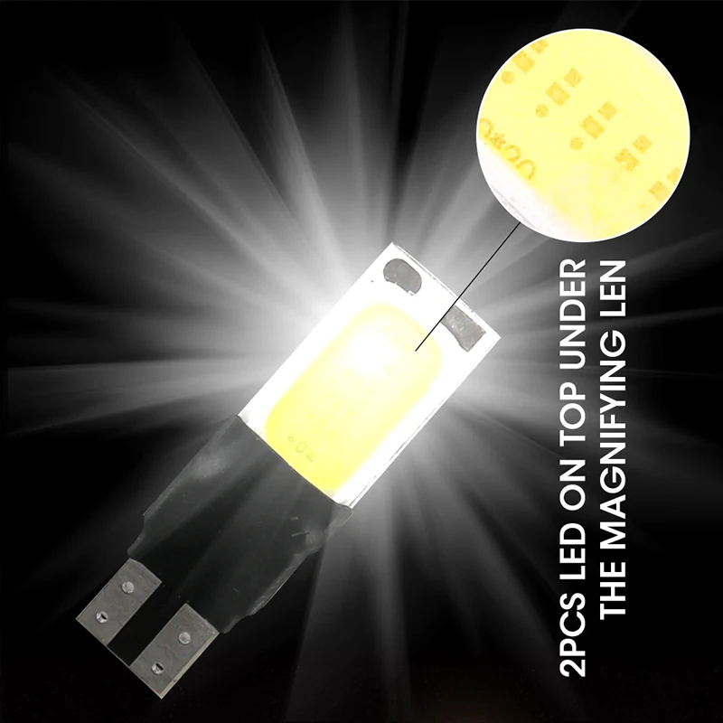 Лампа светодиодная hlxg T10 4 шт. w5w Aotu COB 194 168 12 В 6000 К|Сигнальная лампа| |