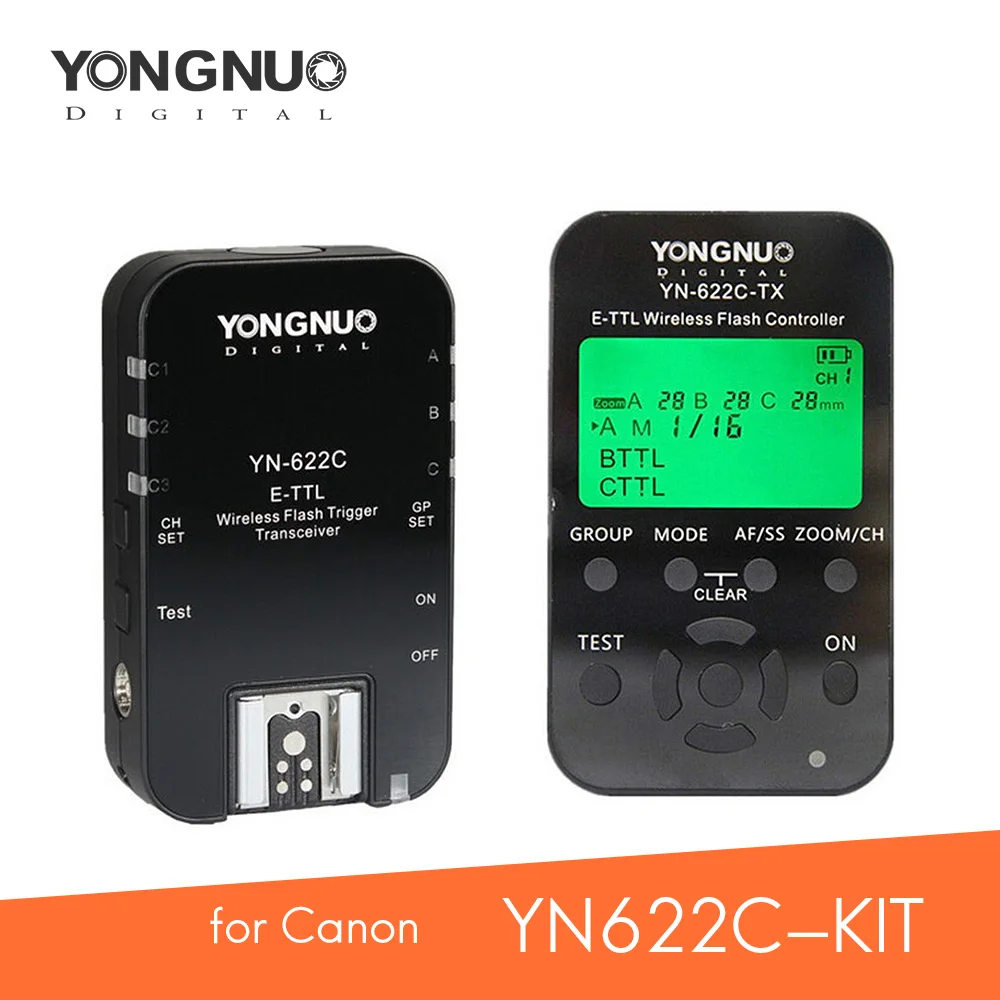 Yongnuo YN 622C KIT или TX беспроводной триггер передатчик приемник E TTL контроллер вспышки