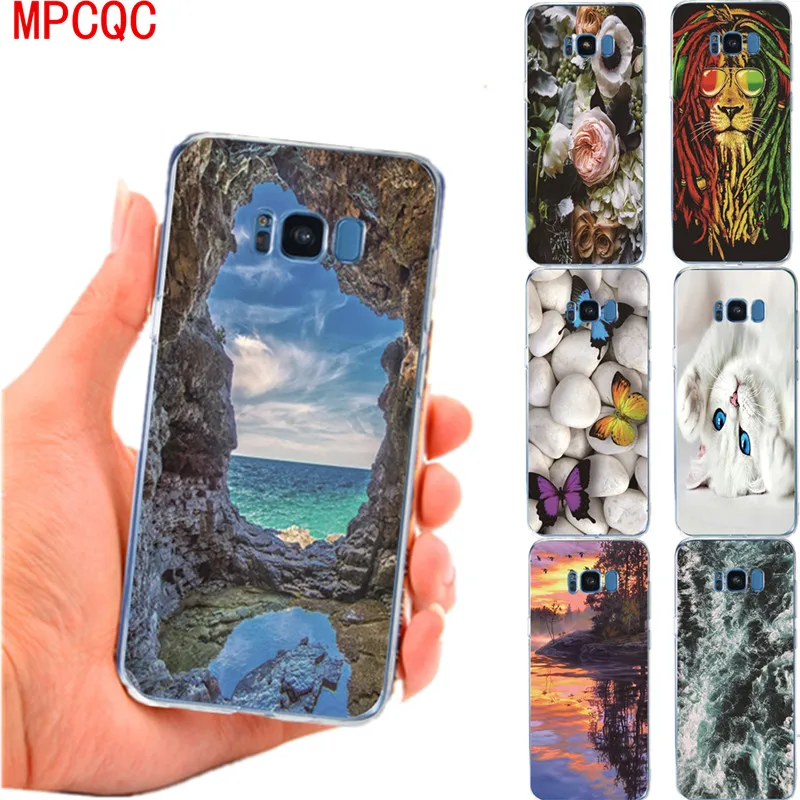 MPCQC мелким геометрическим ТПУ силиконовый чехол для телефона samsung Galaxy S8 S9 A6 плюс
