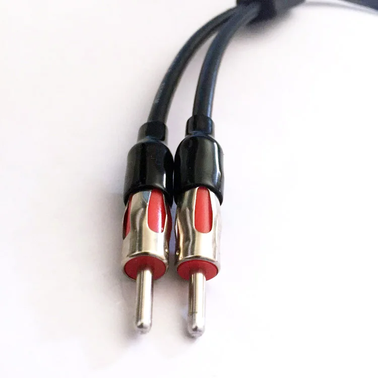 Автомобильный радиоприемник AM & FM антенна сплиттер Y адаптер с 2 штекерами 1