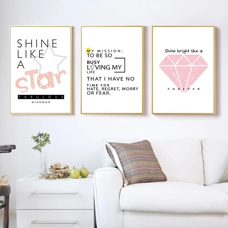 TaaWaa розовые Фламинго простые линии плакаты и принты Куадрос Декор