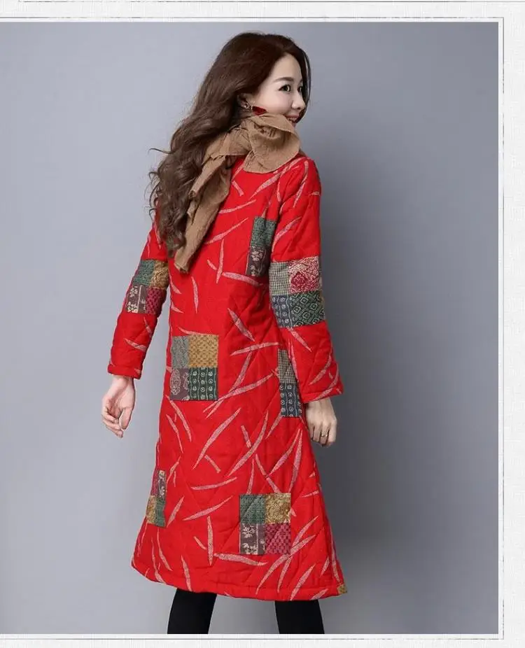 Осенняя Женская хлопковая куртка в национальном стиле новинка 2020 Повседневная
