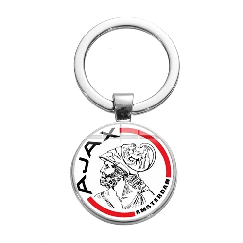 Style 3 SIAN, Новое поступление, Ajax, футбольные лиги, логотип, брелок, футбольный клуб, коллекция, брелок, держатель, безделушки, подарок для фанатов, мужские ювелирные изделия - Цвет: Style 3