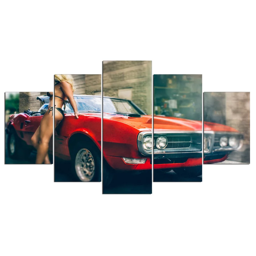 5 Панель Красота и car роспись стены Книги по искусству живопись Современная