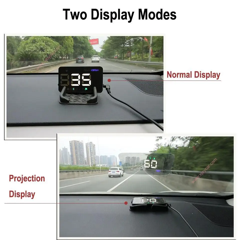 A5 3 5 дюймов gps HUD Автомобильная головка дисплей бортовой компьютер hud Дисплей