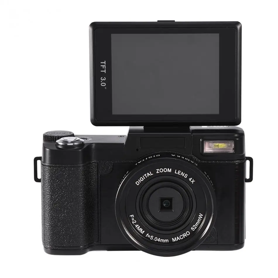 24MP Full HD 1080P 4 раза цифровая камера с поворотом и зумом 3 дюйма TFT экран видео Camcoder