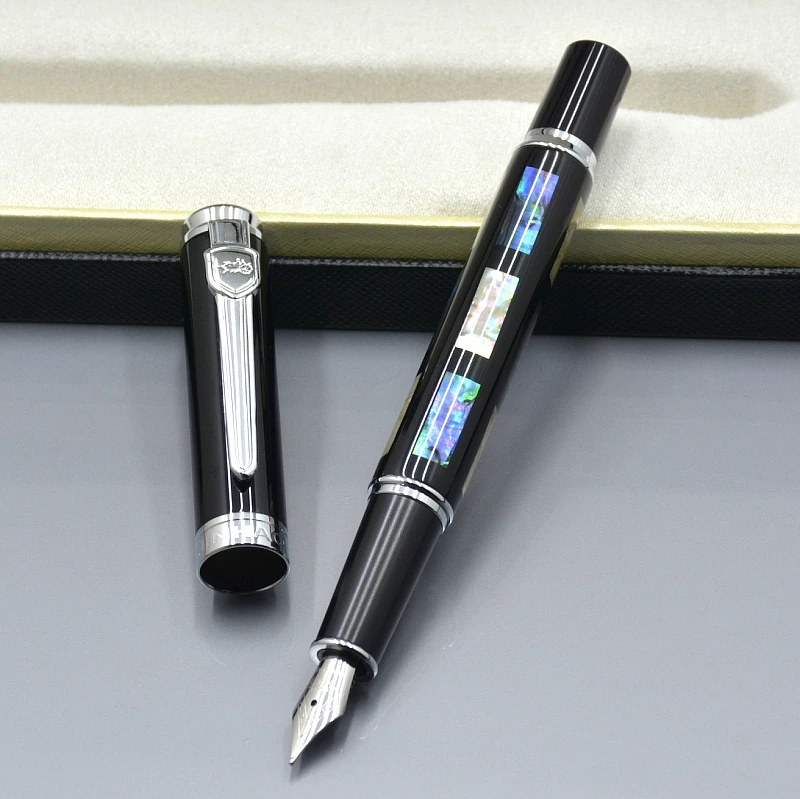 JINHAO 8802 раковина резьба перьевая ручка школьные офисные канцелярские