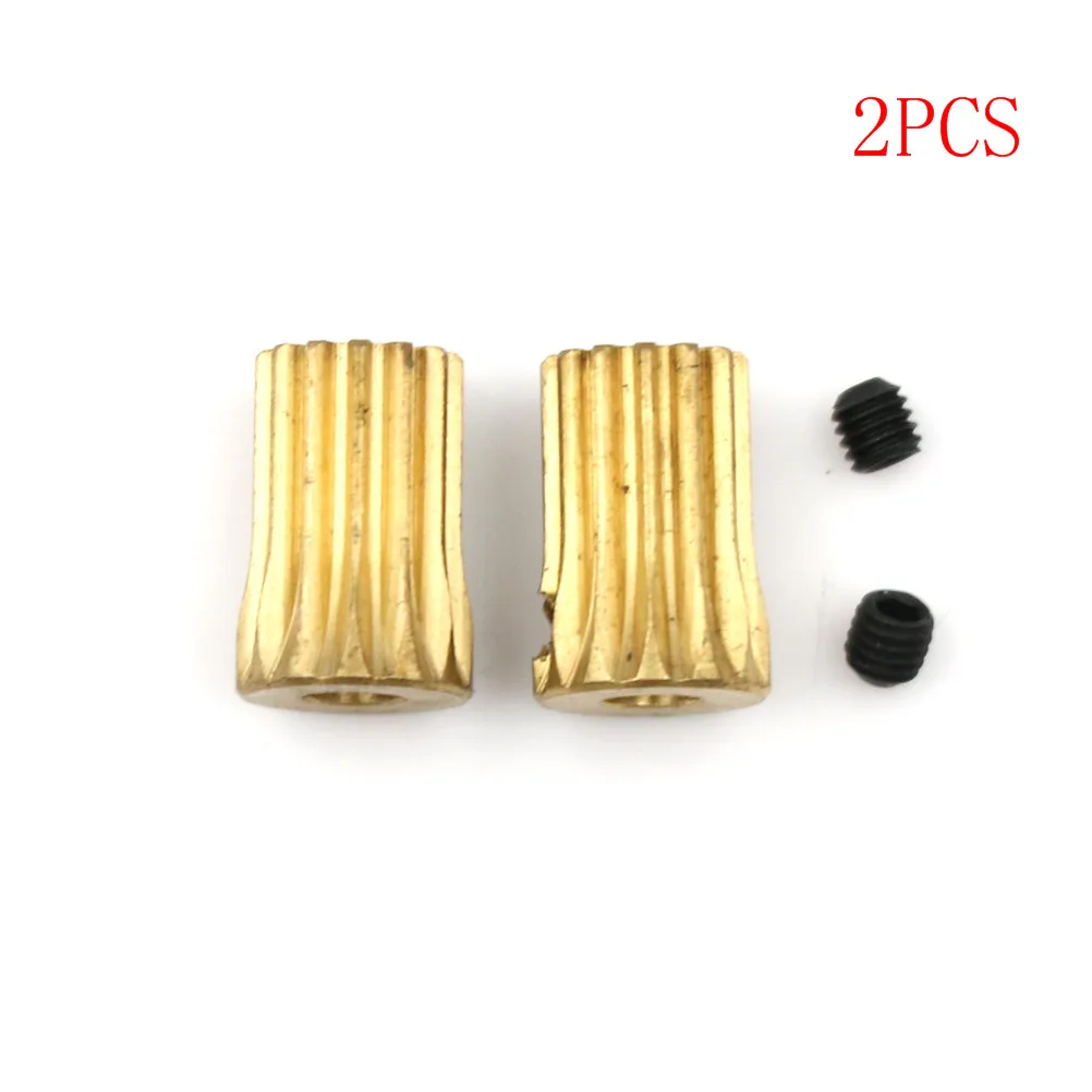 

2pcs/lot mian shaft Trex 450 Helicopter Gold 13T Motor Gear for 3.5 mm