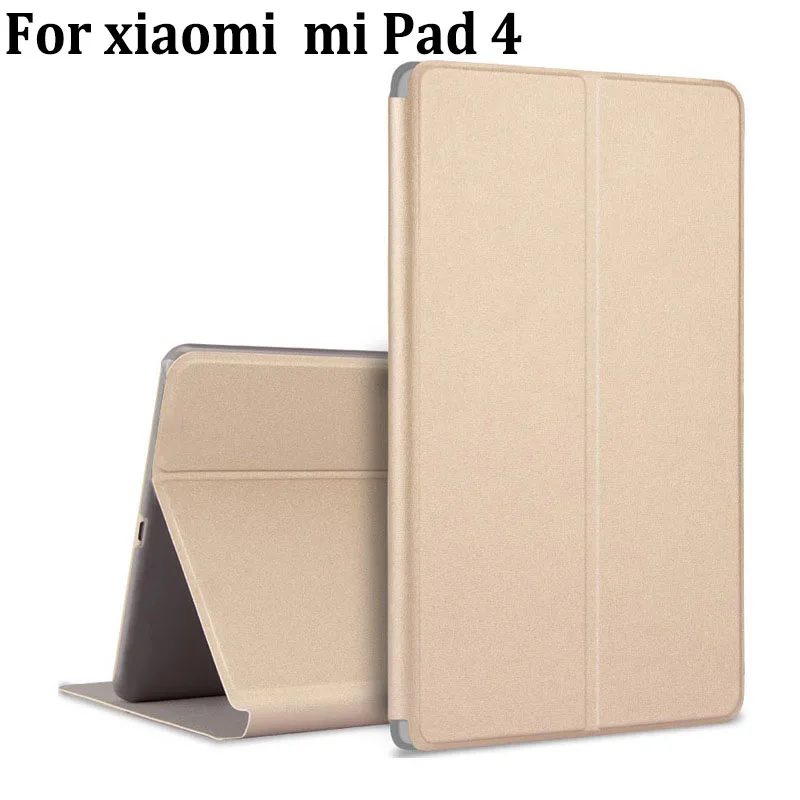 For Xiaomi Mi Pad 4 Original Case Cover MiPad Leather shell Ultra Thin With Tablet PC+PU Holder Pad4 flip cases | Мобильные телефоны