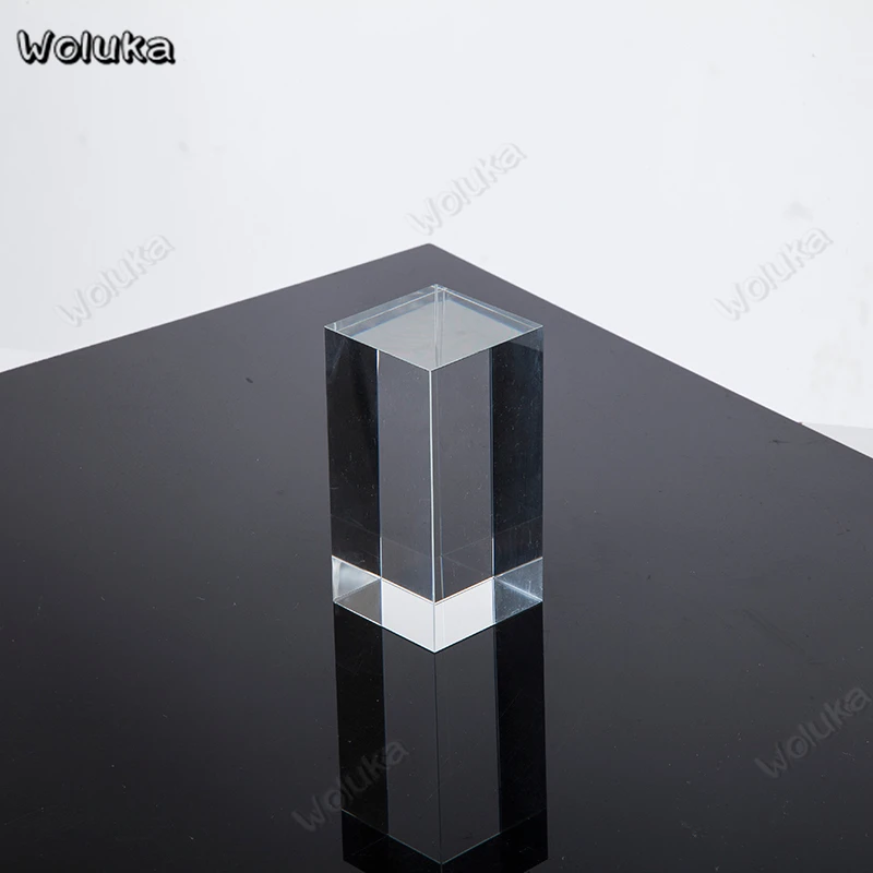 Акриловая колонна cuboid 5X5X10CM фото прозрачная длинная квадратная опоры для
