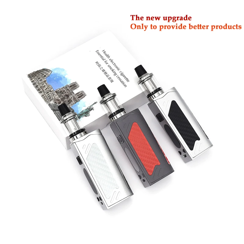 SUB TWO Orignal 100 Вт Vape Box Mod Kit 2200 мАч испаритель дым электронная сигарета Vaper Pen огромный
