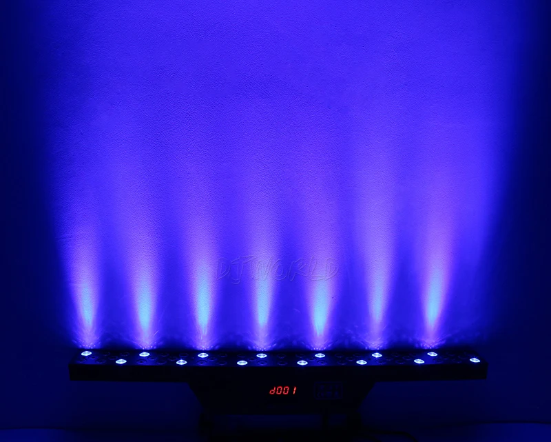 10 шт. LED настенная стирка 54x3 Вт RGBW DMX512 сценический эффект Освещение хорошо