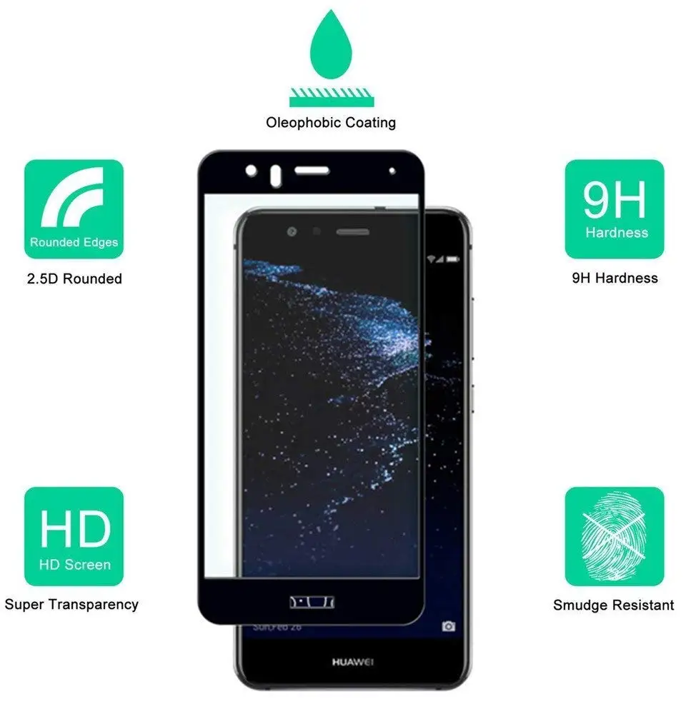 Magtim полное покрытие закаленное стекло Защита экрана для Huawei P10 Lite защитная пленка