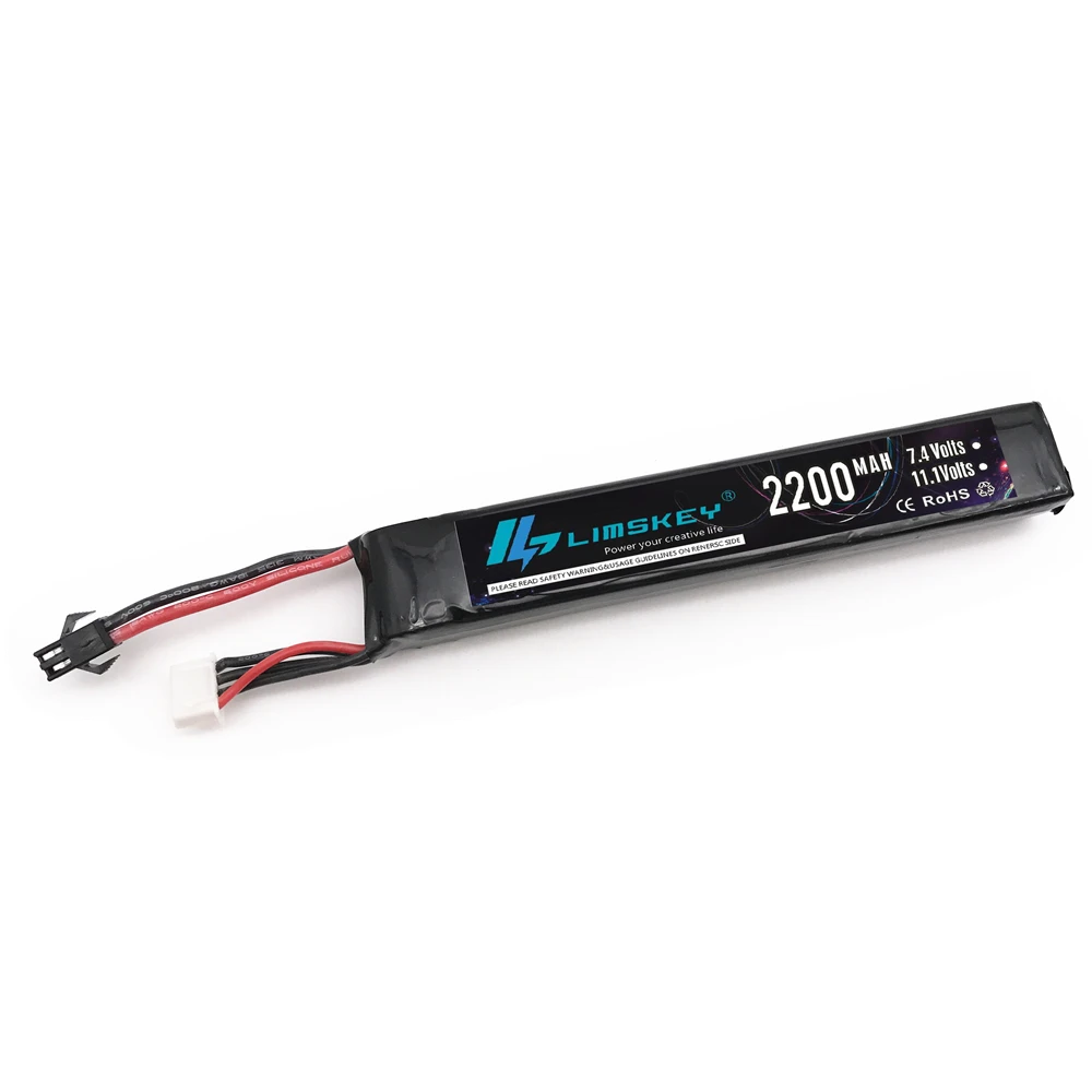Limskey 11 1 V 2200mAh 25C Max 50C 3S мини-страйкбольный пистолет радиоуправляемая модель