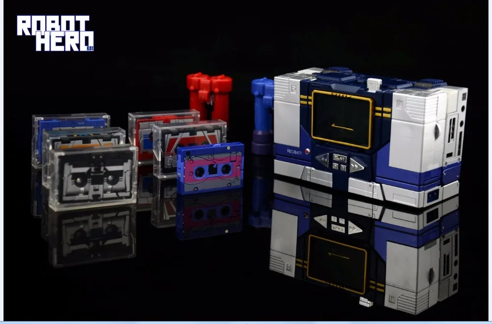 Robot Hero K-01 Pony MP-13 Masterpiece Sound Wave Includes 6 Converting Microcassettes MP Size | Игровые фигурки и наборы