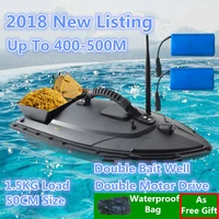 free bag remote control fish boat model 2 4g 5200mah 500m fast electric rc carp fishing delivery bait boat add extra battery