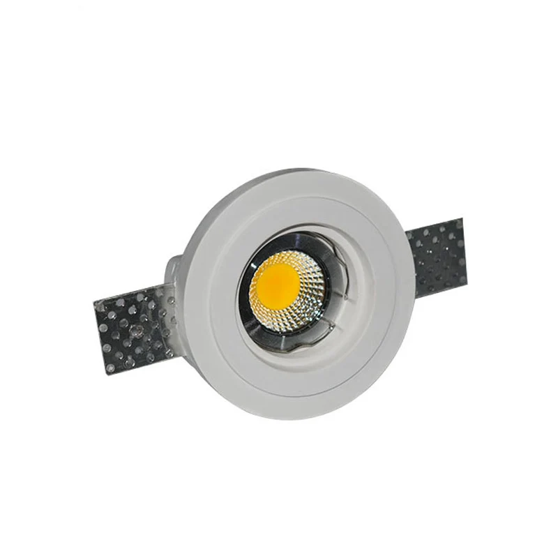 

Eco-friend hand-made led gypsum down light, LED lighting fixture for indoor lighting, trimless LED down lamp, modern led light