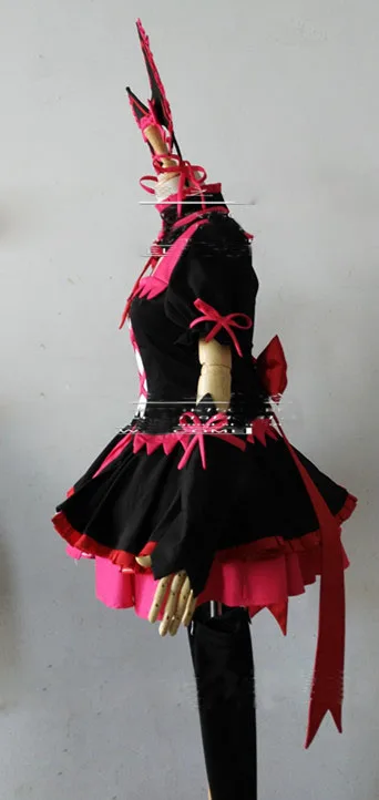 Ворота: Jieitai Kanochi nite Rory Mercury Косплей Униформа платье комплект с чулками на заказ
