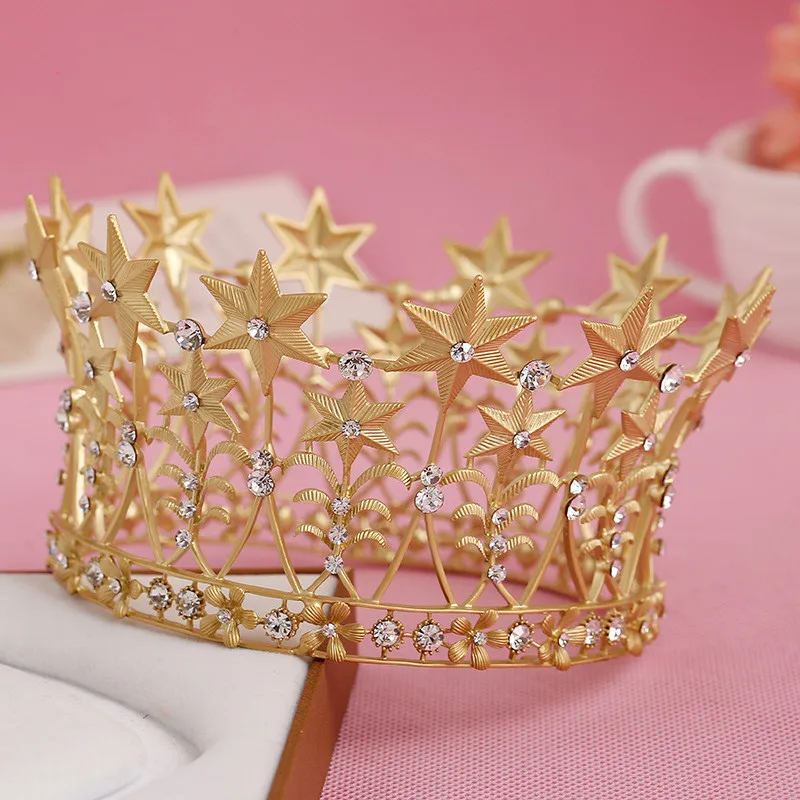 Винтажная пятизвездная Корона и диадема Miss World оригинальная свадебная прическа