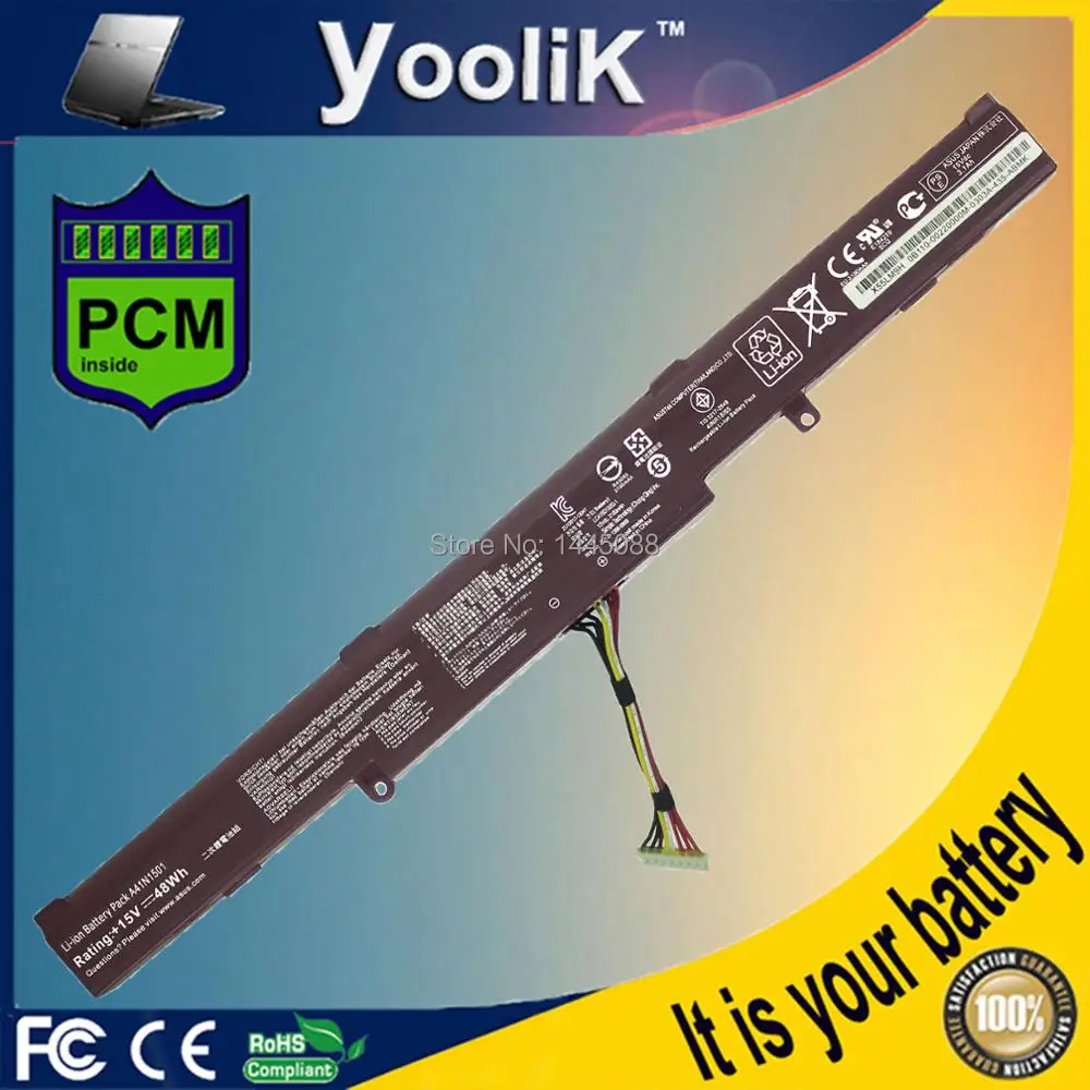 Новинка A41LK9H A41N1501 Аккумулятор для ноутбука ASUS ROG G752VW GL752VW N552V N752V N552 серии GL752|battery for