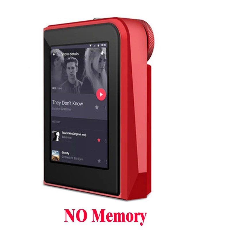 Мини Спортивный MP3 плеер ruidu A50 HD без потерь с экраном 2,5 дюйма Hifi MP3 музыкальный плеер с поддержкой tf-карты 128G/DSD25 - Цвет: Красный