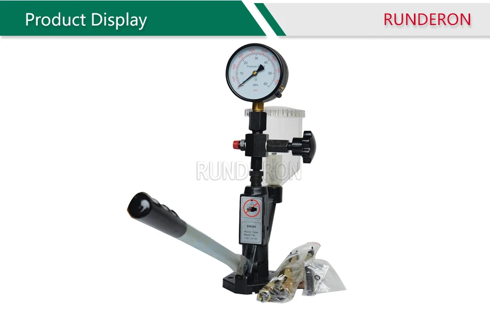 RUNDERON S60H дизель Common Rail Топливная форсунка тестер валидатор диагностические инструменты высокое качество горячая распродажа
