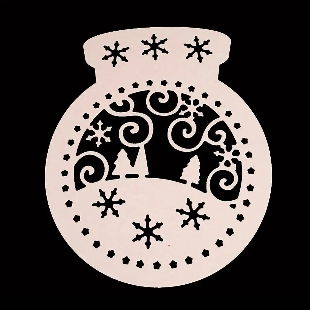 Snowflake Frame Metal Cutting Dies and Stamps New 2019 for Craft Scrapbooking Album Embossing Word Die Cut Paper Stencil | Дом и сад