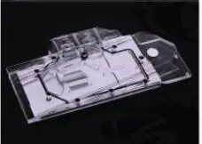No Light Bykski блок воды для ZOTAC RTX 2080-8GD6 PGF OC12, охладитель GPU, блок охлаждения 12v 4pin, 5v 3pin свет, N-ST2080PGF-X - Цвет лезвия: No Light