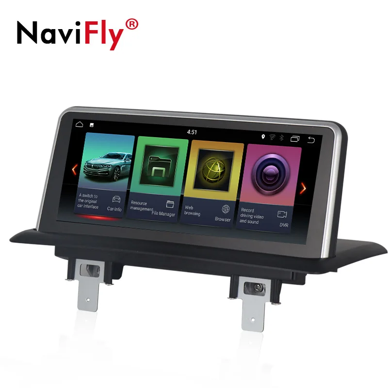 NaviFly Android9.0 IPS экран 6 ядерный процессор 2G RAM + 32G ROM Автомобильный gps мультимедийный