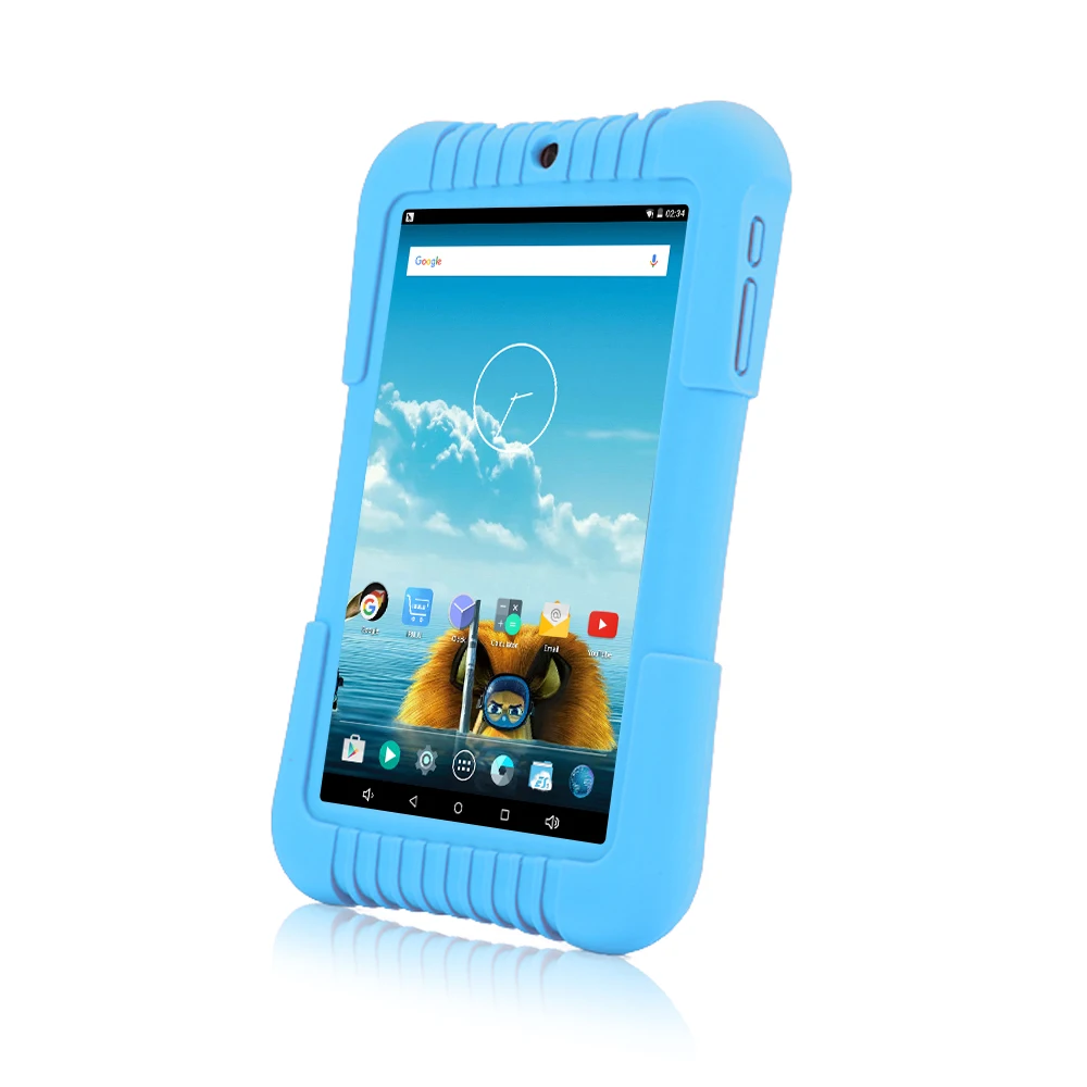 iRULU Y3 7'' Android 5.1 Babypad Quad Core IPS 1280*800 Dual Cam Tablet PC 1G/16G Wifi Bluetooth Silicone Case Gift for Children |