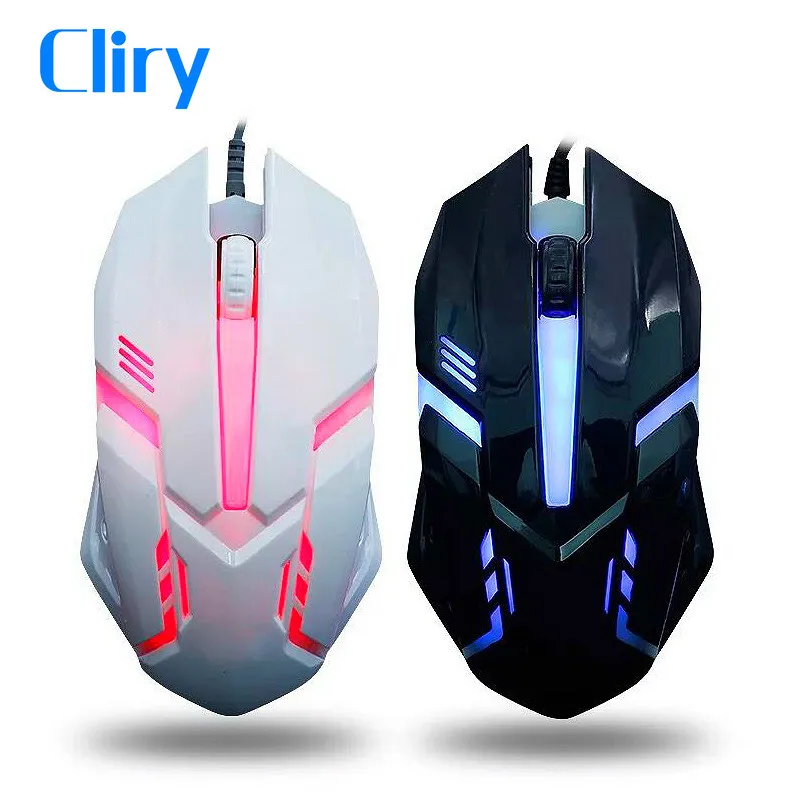 Cliry 1600 Точек на дюйм Проводная Мышь 4 цвета со светодиодной подсветкой Лидер