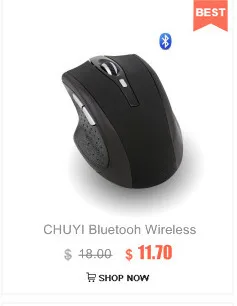 CHUYI Bluetooh Беспроводной перезаряжаемая мышь Silent 1000 Точек на дюйм компьютер Бесшумная мышь зарядки Эргономика игровая мышь для ноутбука Desktop