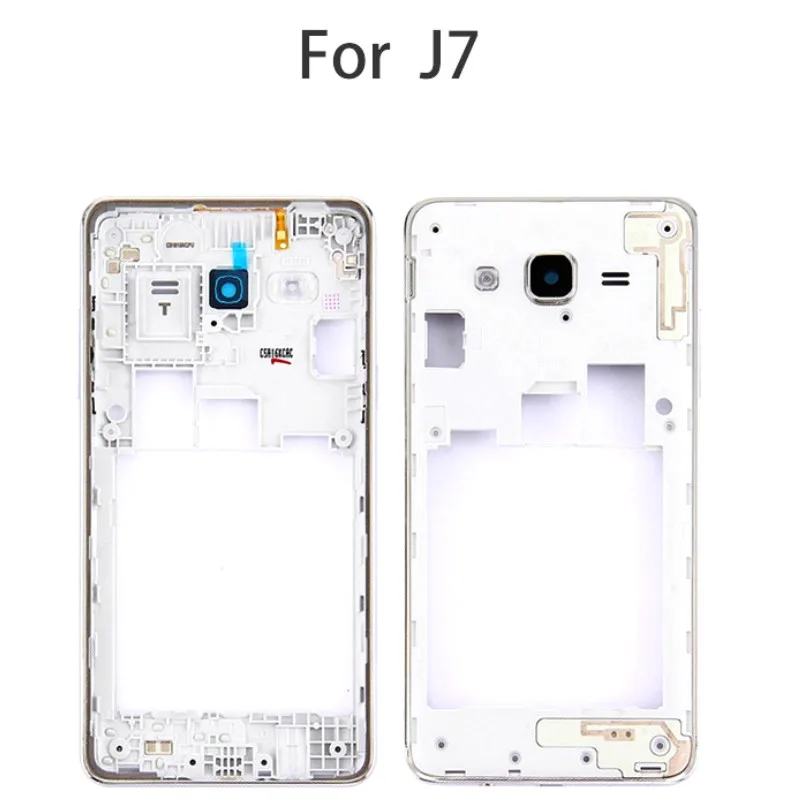 Оригинальный корпус передней рамки для Samsung J7 2016 J710F J7108 ЖК панель средняя рамка и