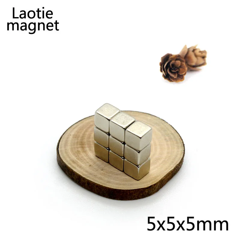 125 шт 5x5x5 блок неодимовый магнит Buck Cube 5 мм супер сильный Мощный DIY Головоломка магнитные магниты Постоянный NdFeB квадратный