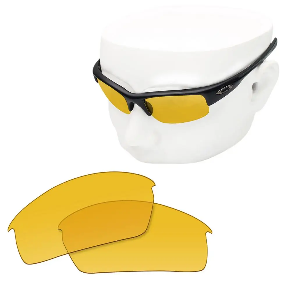 

OOWLIT Replacement Lenses of HD Yellow for-Oakley Bottlecap Sunglasses